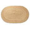 Jute Rug Oval 120cm x 160cm