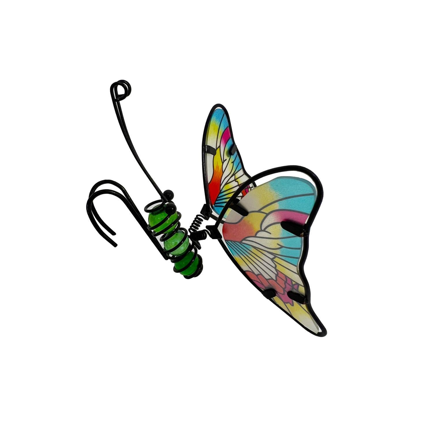 Butterfly Pot Hanger  Cyan