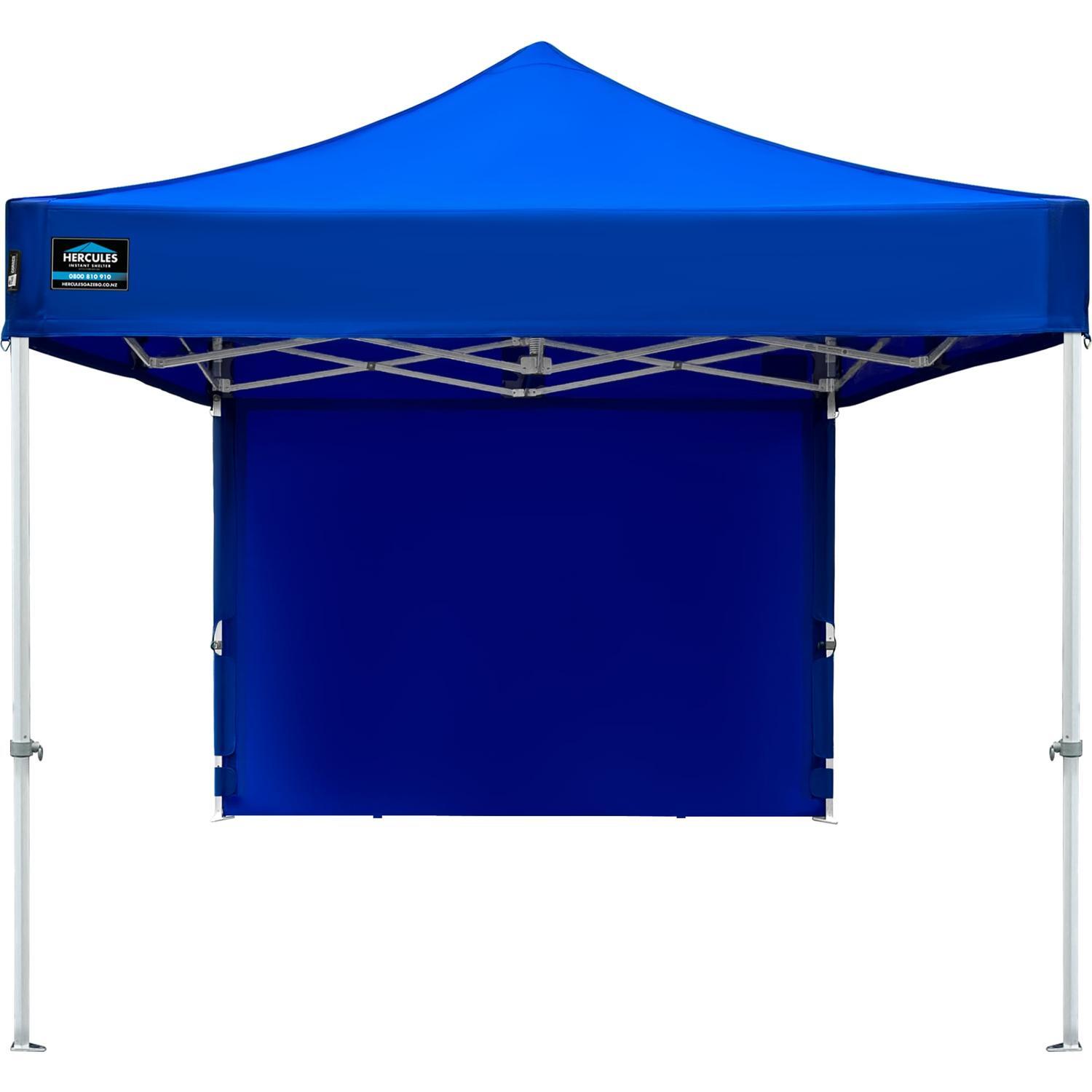 Hercules Pro Velcro Gazebo Solid Wall 3m Blue