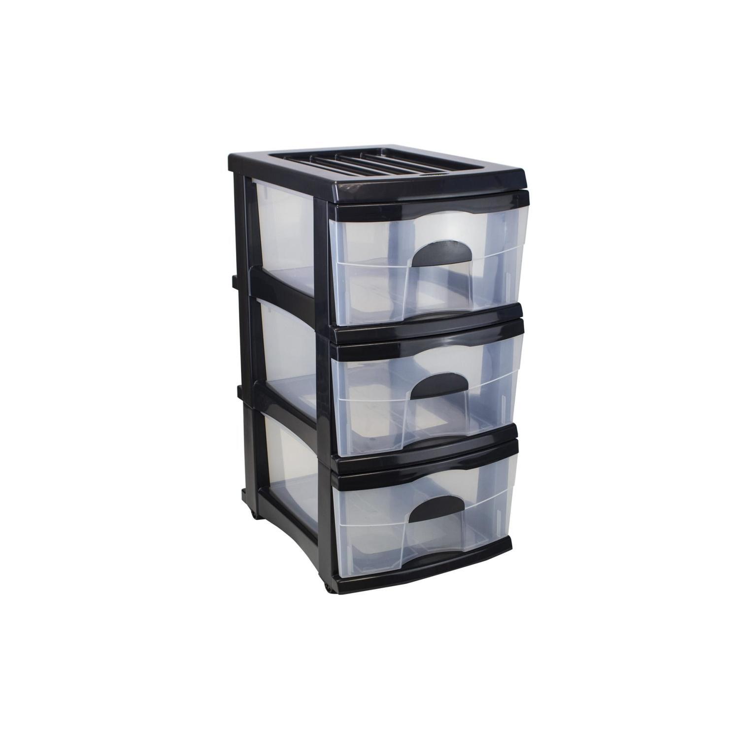 A3 Storage 3 Drawer 3 Drawer Grey