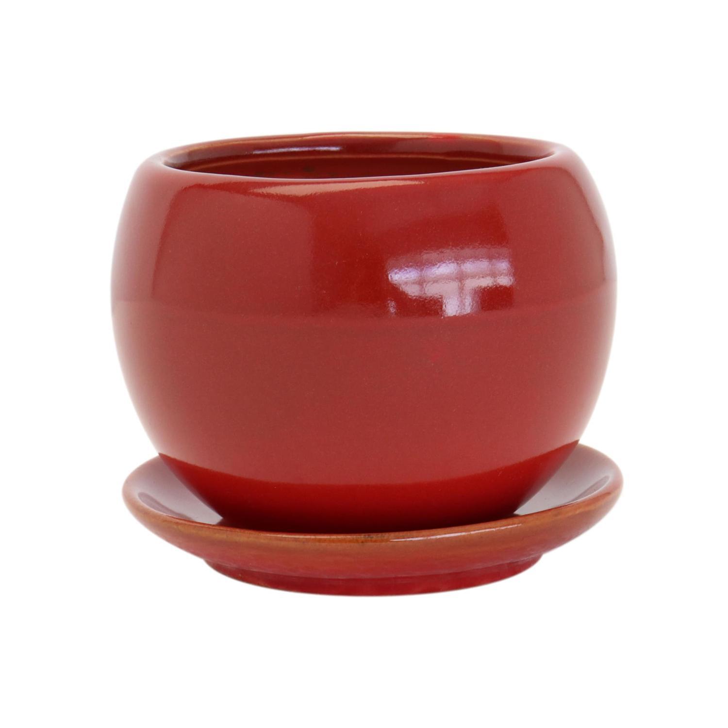 Glazed Indoor Pot