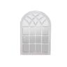 Arched Window Garden Mirror H: 1200mm, W: 800mm, D: 35mm White