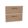 Floor Standing Vanity Cabinet Drawer Front Set 750mm French Oak
