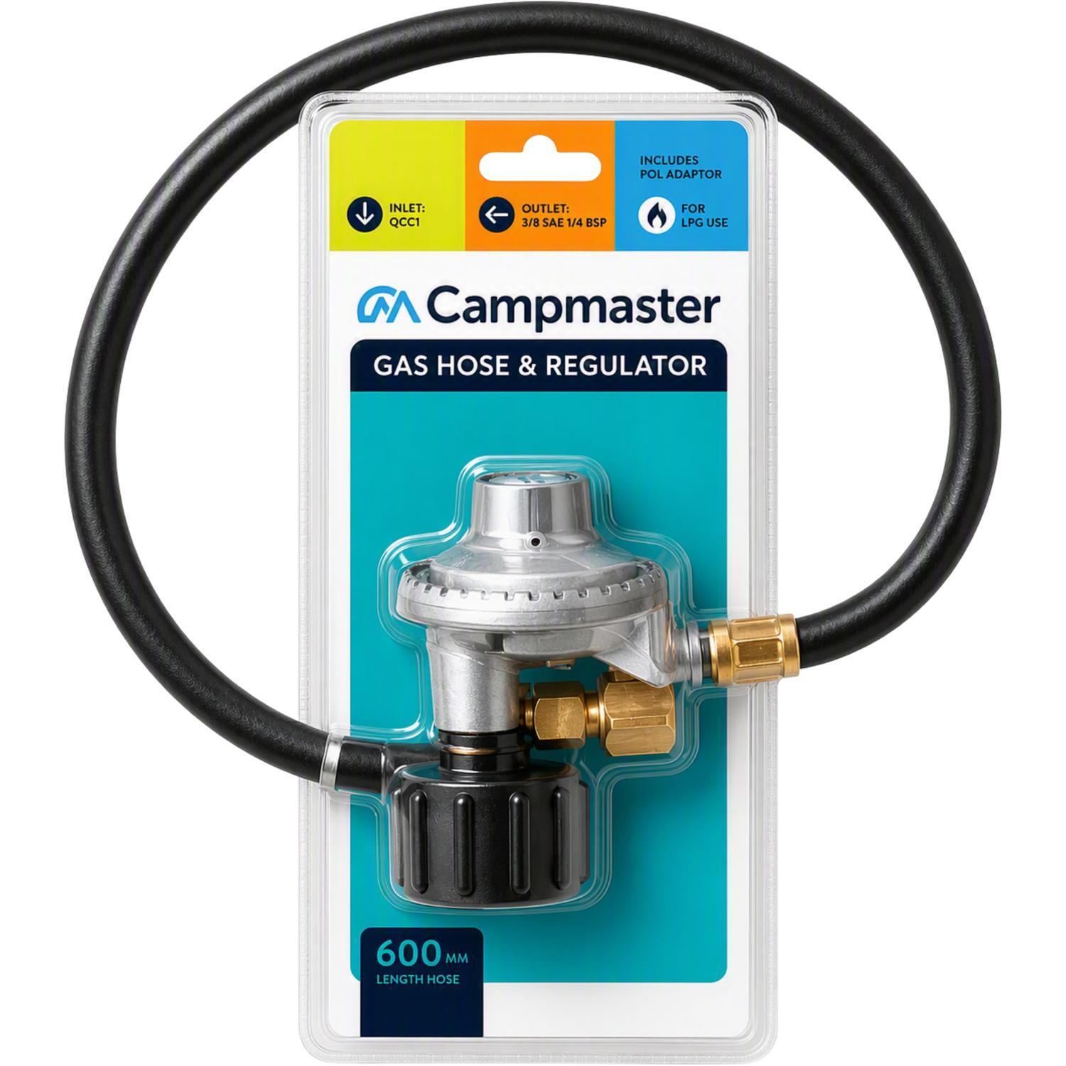 QCC1 Gas Hose & Regulator Including Adaptor