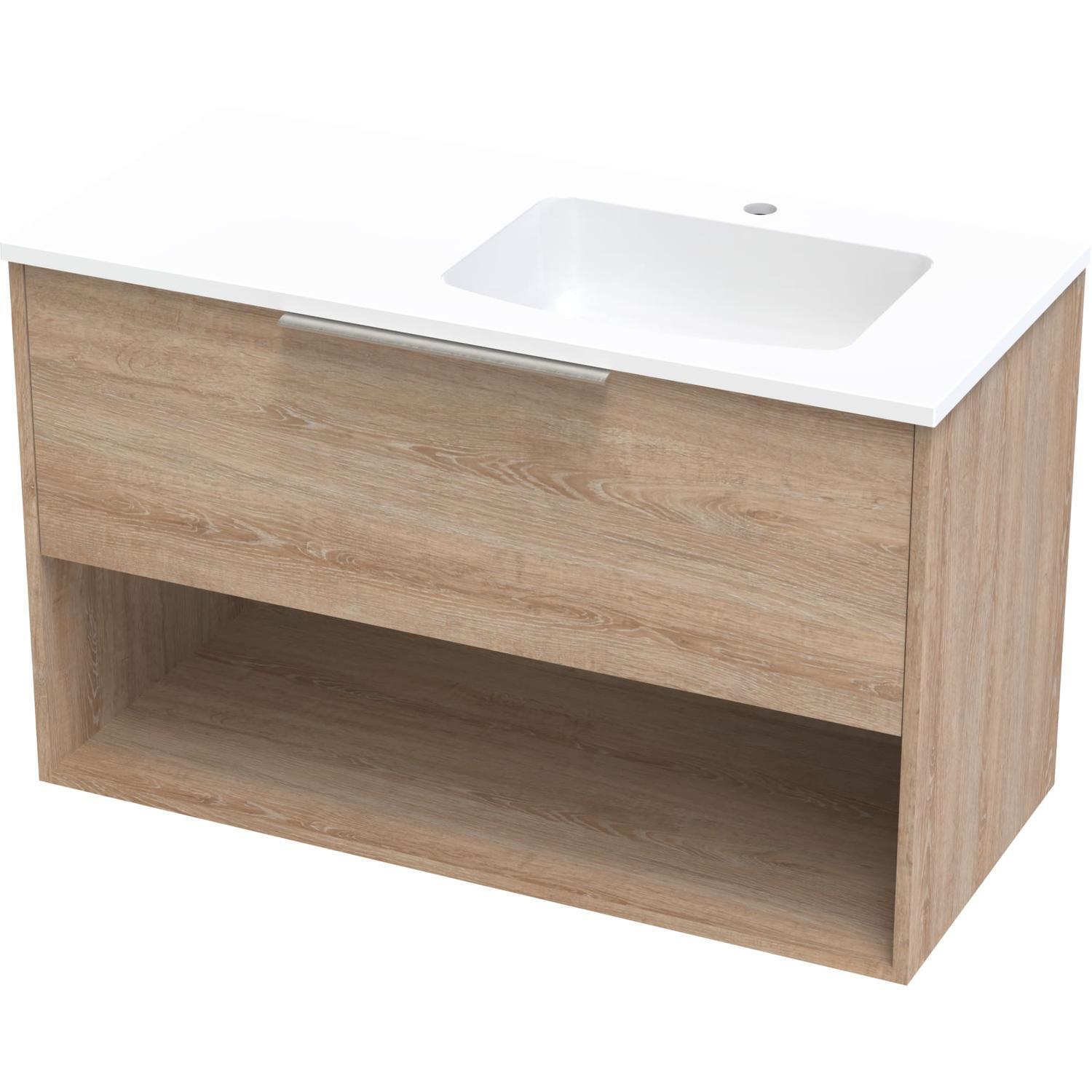 Nikau Grove 1000 Right Hand Bowl Drawer Open Colour