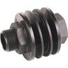 Female Tank Fitting Short 15mm Black