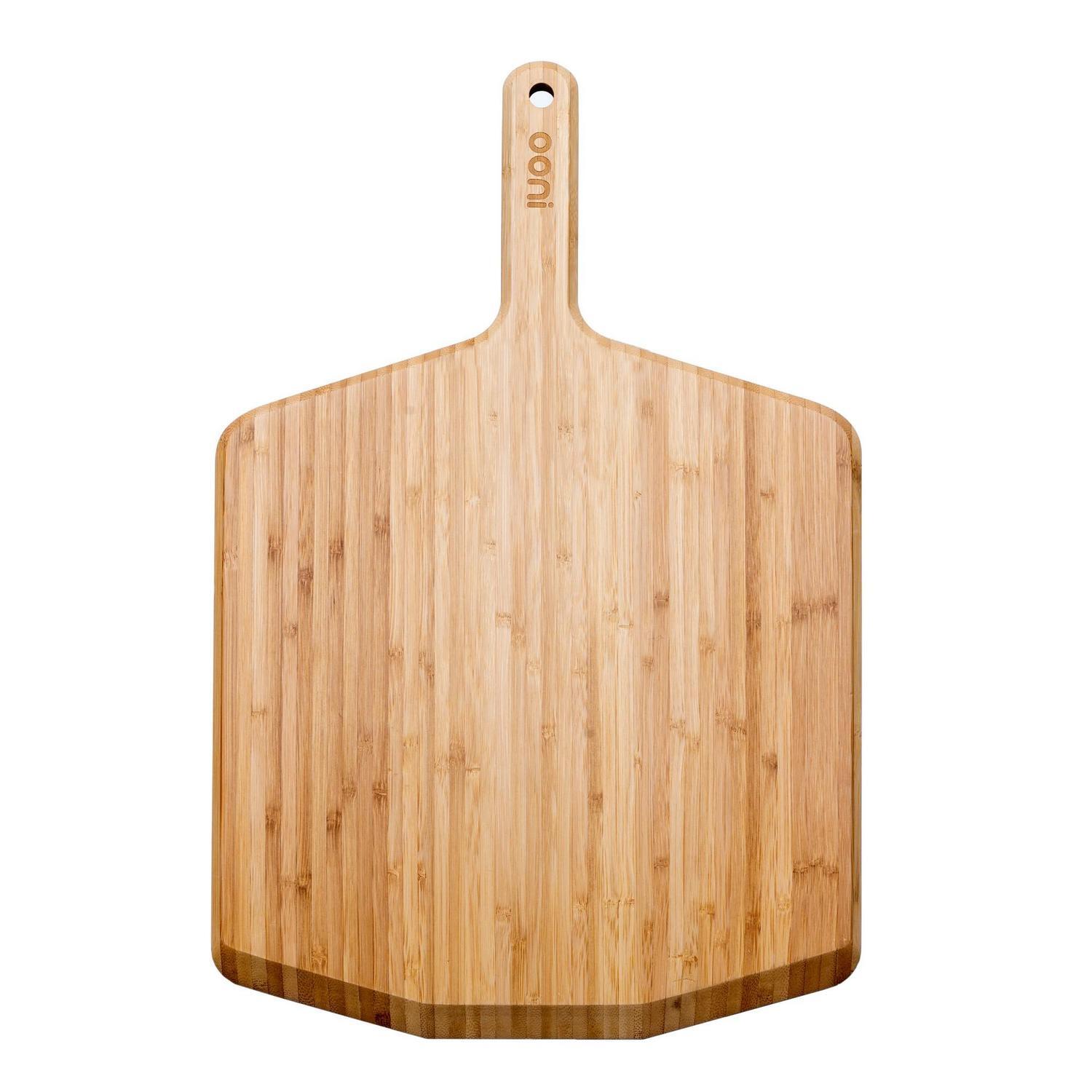 Bamboo Pizza Peel and Serving Board 400mm