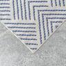 Matakana 200x280 Geometric Blue Outdoor Rug
