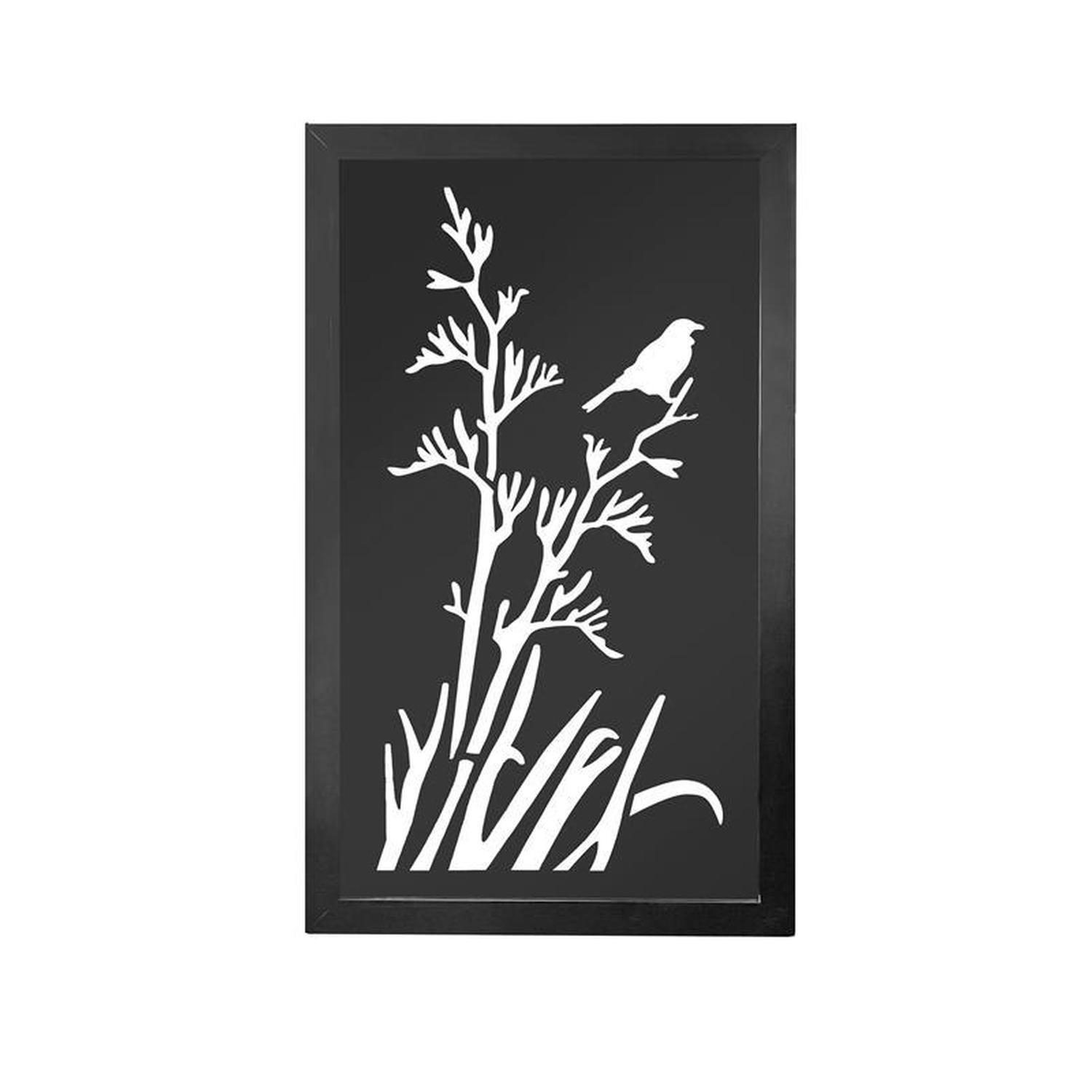 Privacy Screen Gate 1.7m x 0.9m Flax - Black