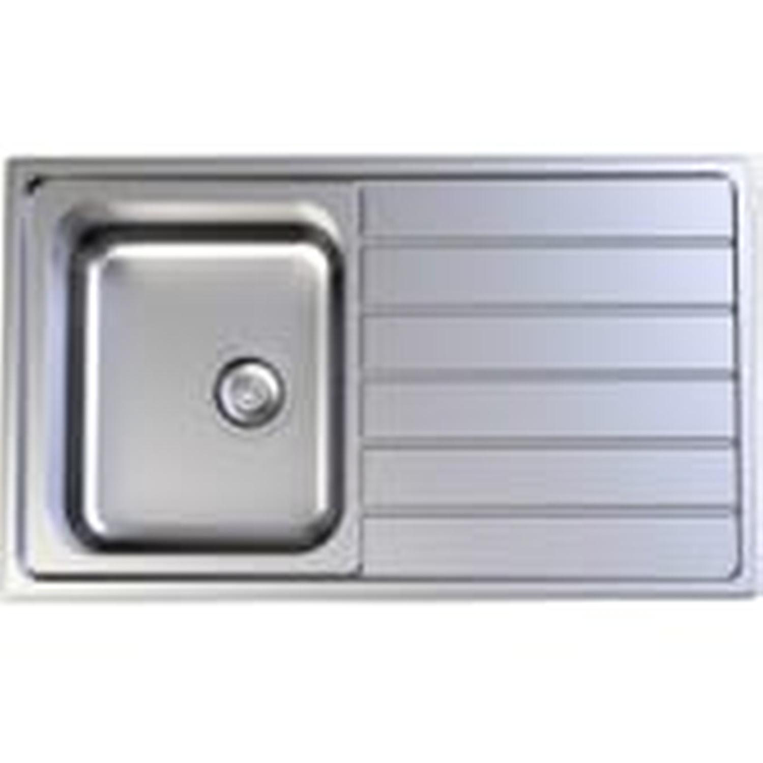Sink 860x500mm Stainless Steel