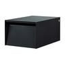 Urban Metal Letterbox H: 190mm, W: 250mm, D: 400mm Black/Black