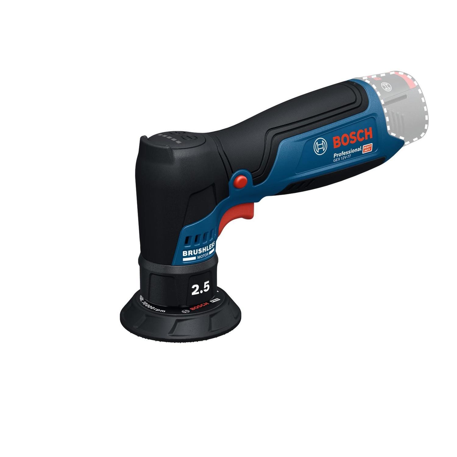 Bosch 12V Cordless Random Orbital Sander GEX 12V‑77 – Brushless, Compact Design