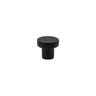 Upton Cabinet Knob 25 x 28mm Black Finish