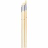 Oval Detail Paint Brush Set 4 Pack.