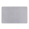 Diatomite Smooth Bath Mat 390mm x 600mm Grey