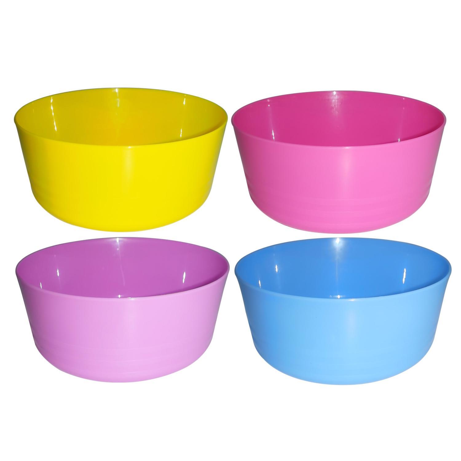 Plastic Bowl 4 Set 15cm
