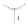 Topspinner Rotary Clothesline with Ground Spike 60m Metallic Grey