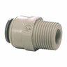 Filtration Straight Adaptor 1/4" Tube X 1/4" NPTF Grey