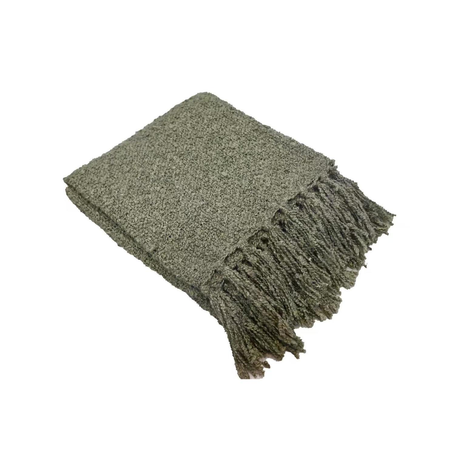 Throw Blanket Sage Green