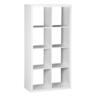 Luxe 2x4 Organiser Cube H: 1473 mm, W: 760 mm, D: 340 mm White
