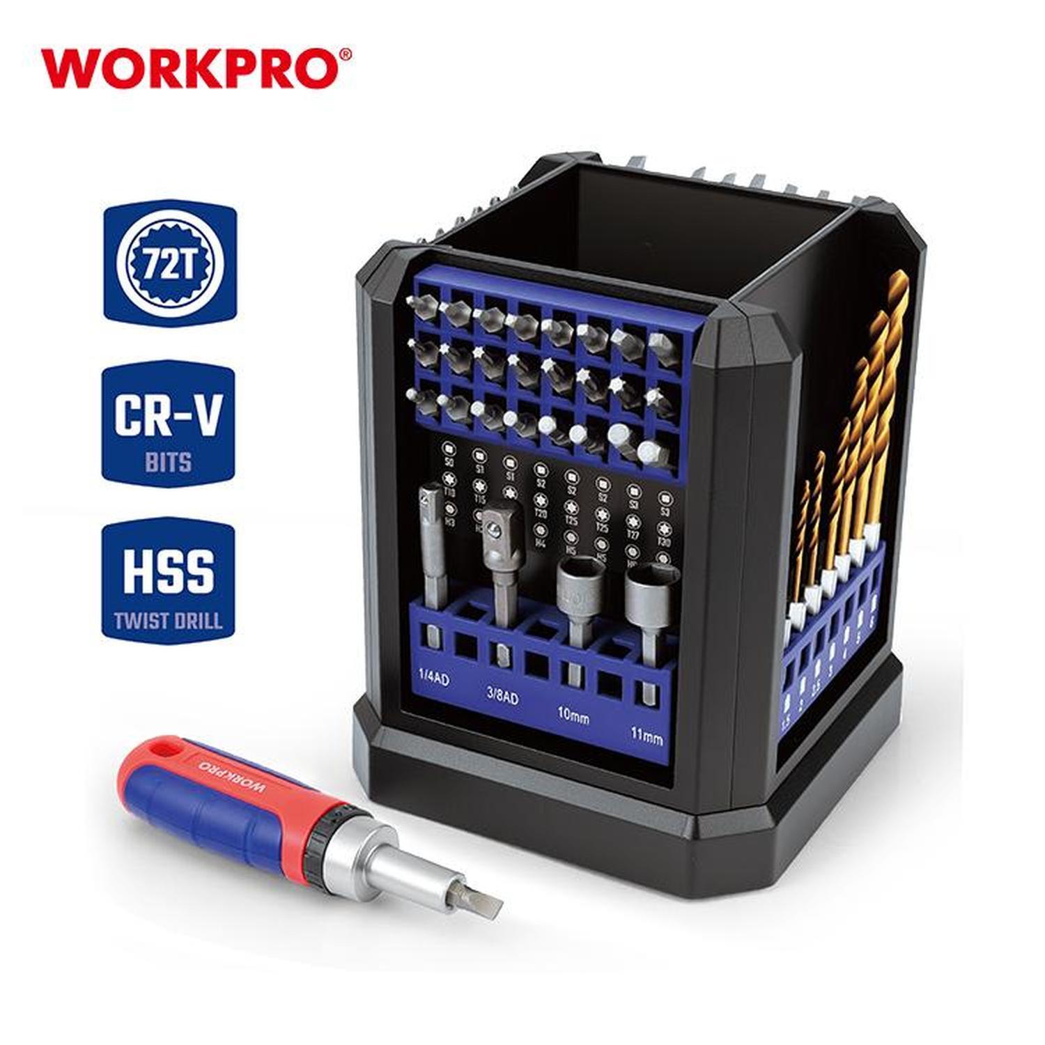 81 Piece Tool Set with Rotating Storage Box