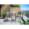 Porto Outdoor Cafe Setting 3 Piece Blue