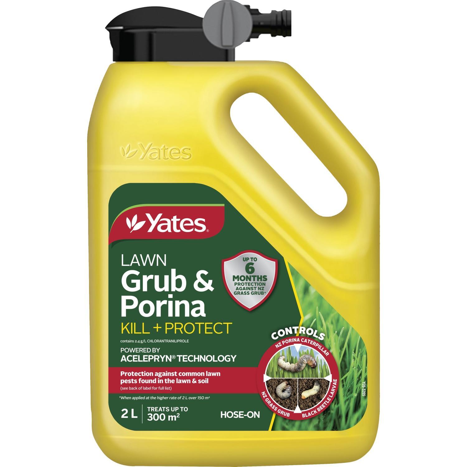 Lawn Grass Grub and Porina Kill +Protect Hose-On 2L