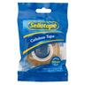 Cellulose Tape 18mm x 33m Yellow tint