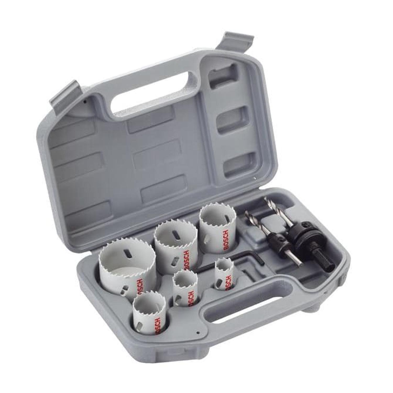 HSS Bi-metal Holesaw Set Universal 9PC 20-64mm