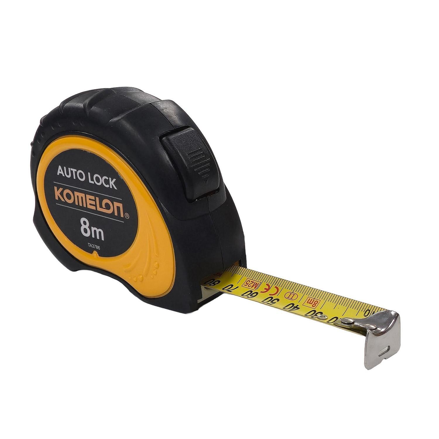 Auto Lock Pocket Tape Measure 8M x 25mm