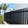 Finn Aluminium Fence Panel H:1800mm, W1800mm Black
