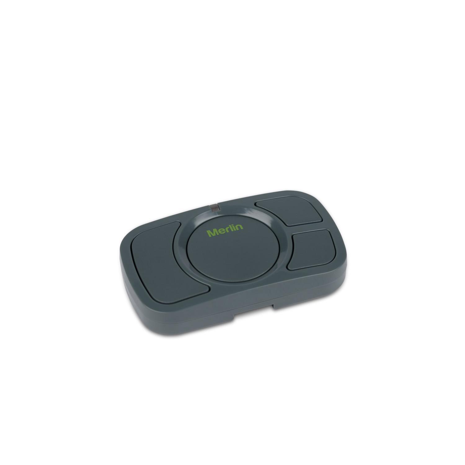 Four Button Visor Remote Control Garage Door Opener  Grey