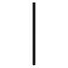 Aluminium Inground Fence Post H:1800mm x W:60mm x D:60mm Black