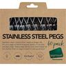 Stainless Steel Pegs 40 Pack
