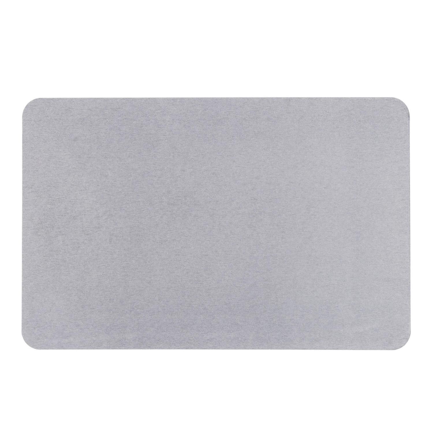 Diatomite Smooth Bath Mat 390mm x 600mm Grey