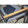 Outdoor Dining Setting Aluminium & Wood look Chairs