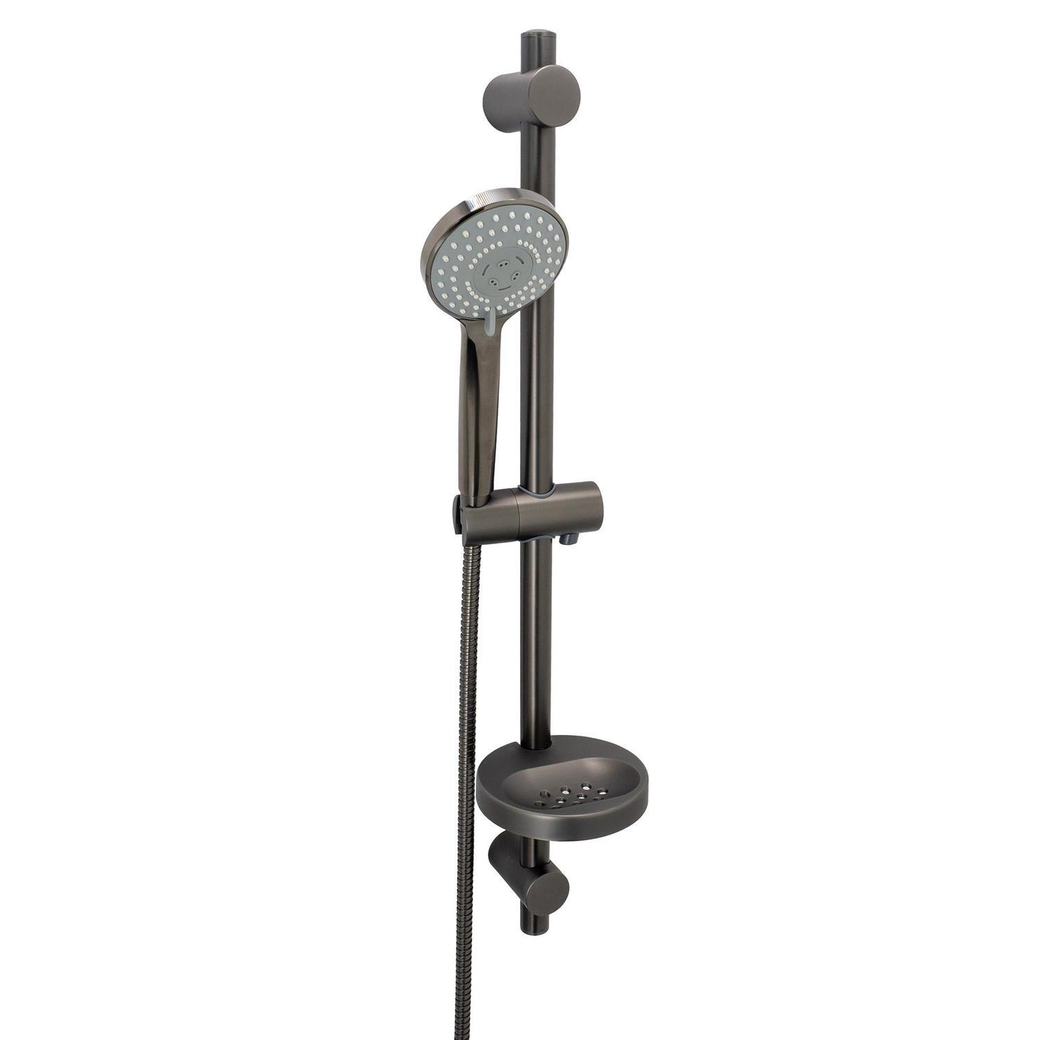 Shower Rail  Gun Metal