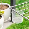 Round Mesh Peg Basket  White
