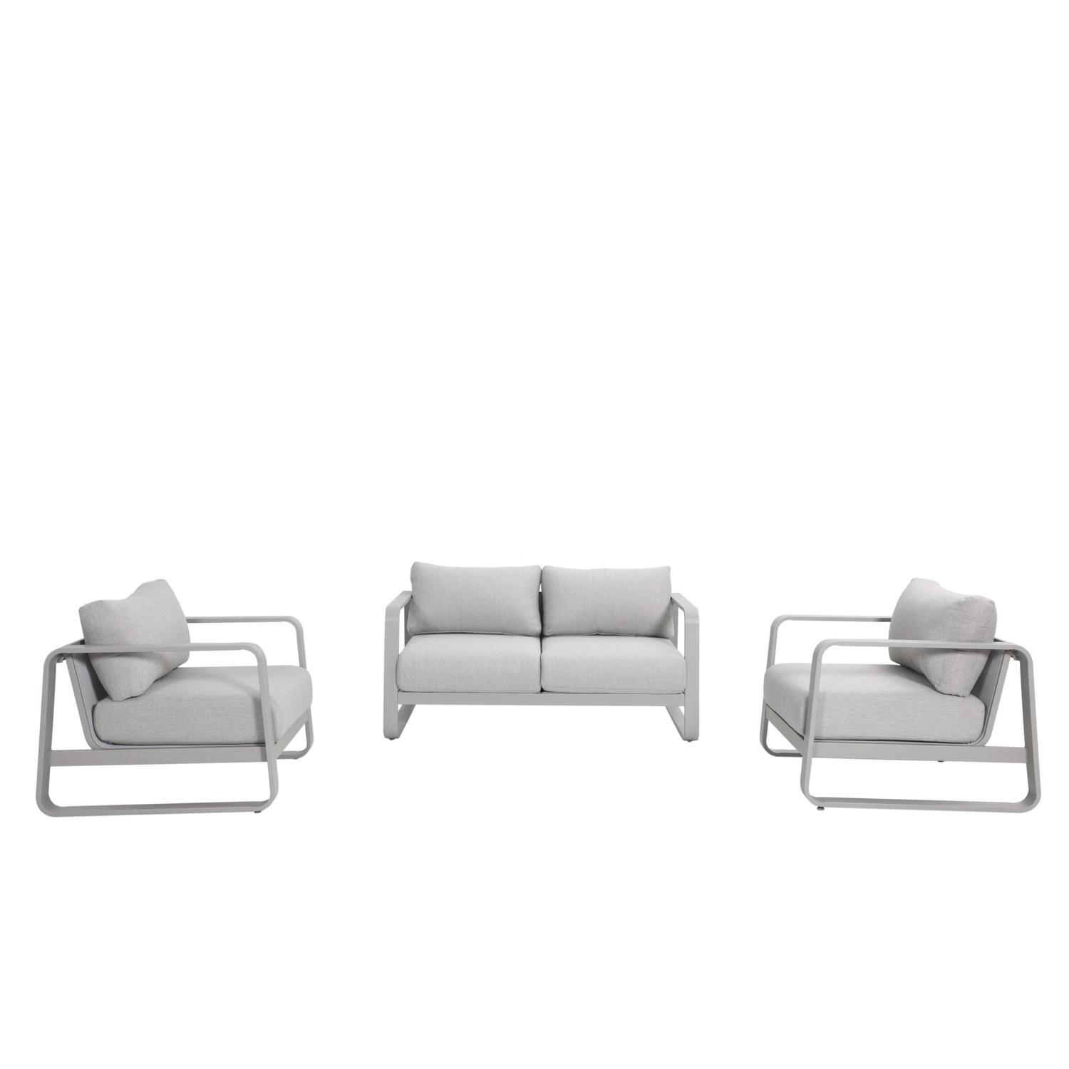 Outdoor 3 Piece Lounge Setting