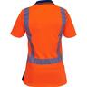 Esko D/N Micro Fibre Polo Orange/Navy -Size M