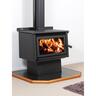 LTD Xtreme Rad Base 18kW Wood Fire and Standard Flue Kit