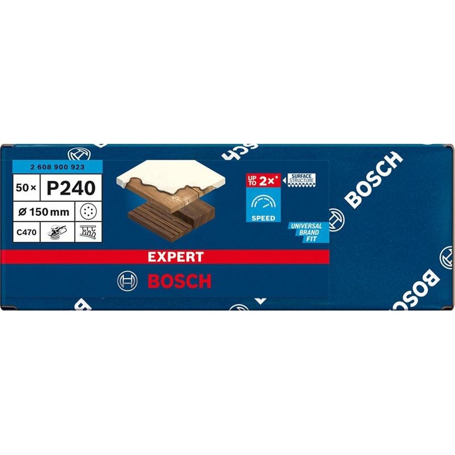 Bosch&nbsp;Expert EXPERT C470 G240 Sandpaper with 6 holes for Random Orbital Sanders