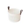 Basket With Handles 7.5 litre Ivory/Tan