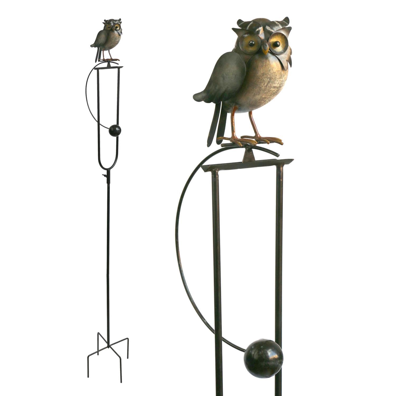 Garden Owl on Balancer Garden Décor