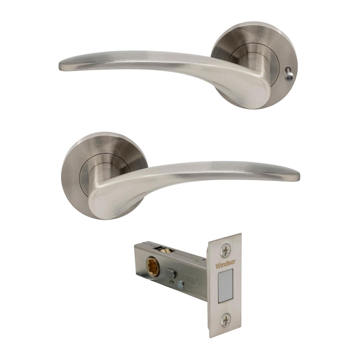 Astron Apollo Integrated Privacy Magnetic Latch Brushed Nickel
