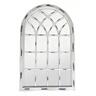 Arched Window Garden Mirror H: 1200mm, W: 800mm, D: 35mm White