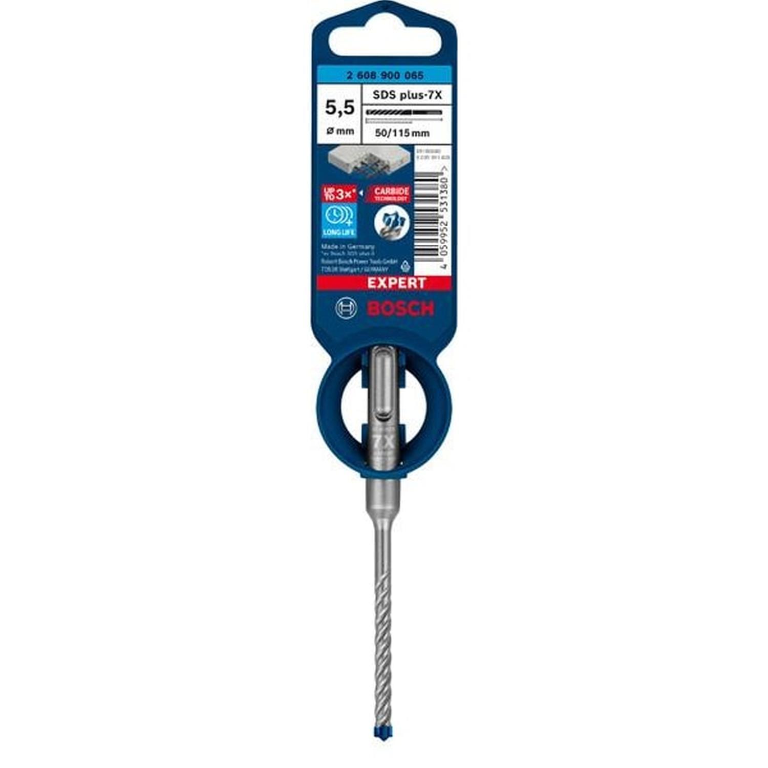 SDS Plus-7x Hammer Drill Bit 5.5 x 50 x 115mm