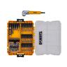 60 piece MAX FIT Screwdriver Bit Set With Right Angle Attachment