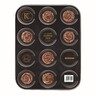 Muffin Pan L: 350mm, W: 265mm, H: 30mm Dark Grey