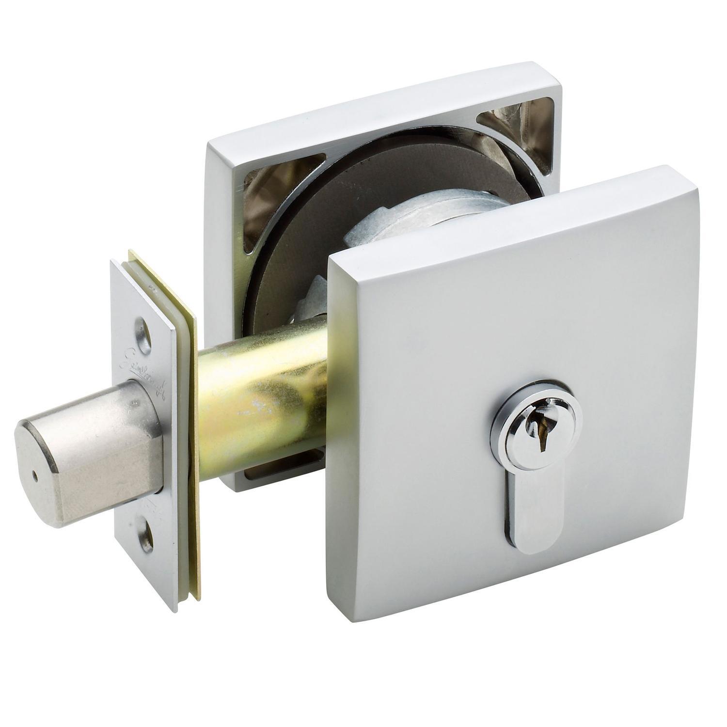 Valor Deadbolt Square, Single Cylinder